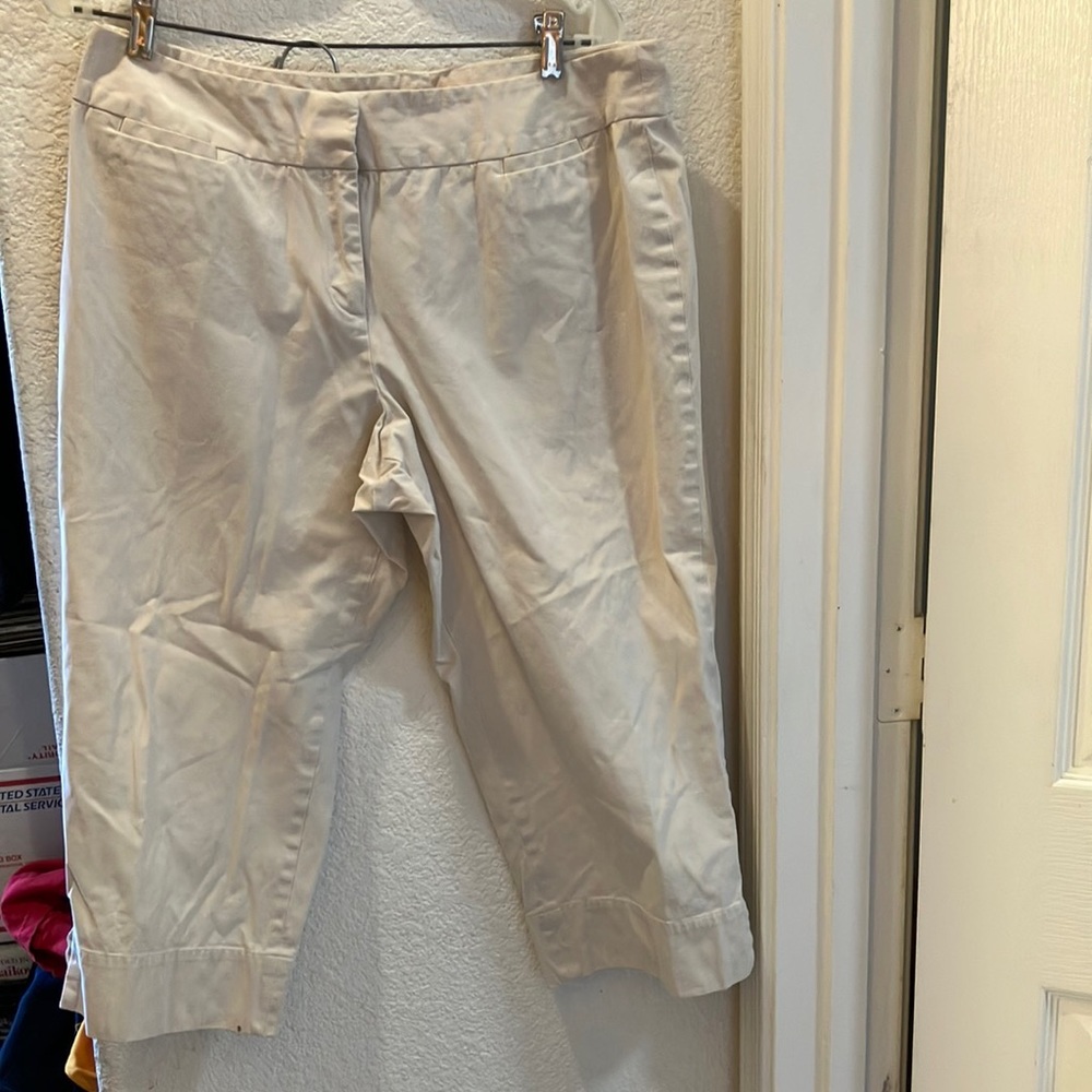 FINAL MARKDOWN J Jill cropped / capris slacks 16p